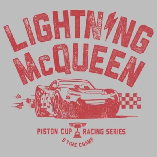 Men's Cars Lightning McQueen Piston Cup T-Shirt image {1}