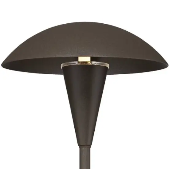 John Timberland Large Mushroom 18" High Bronze Low Voltage LED Path Light image {2}