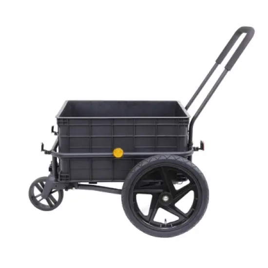 Xspec 2-in-1 Bike Cargo Trailer Pushcart with Tow Hitch and Removable Handlebar image {2}