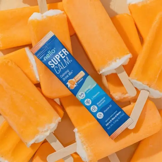 Nello Supercalm Calming Drink Mix Supplement Powder - Orange Creamsicle - 20ct image {3}