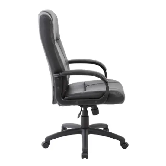 Caressoft Executive High Back Chair Black - Boss Office Products image {4}