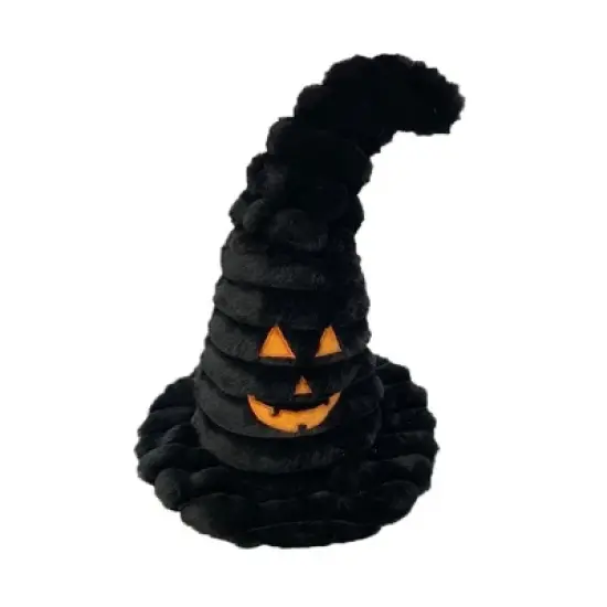 PetLou 15" Halloween Witch Hat Plush Dog Toy image {1}