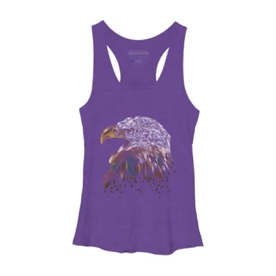 Women's Design By Humans WILD EAGLE By Dandingeroz Racerback Tank Top image {4}