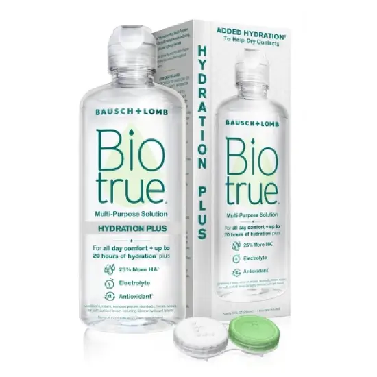 Biotrue Hydration Plus Contact Solution for Hydrating Lens Care - 10 fl oz image {8}