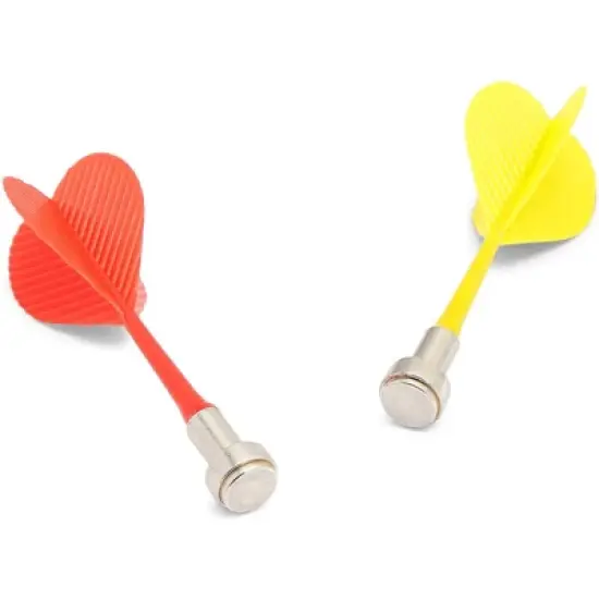 Blue Panda 7 Pieces Magnetic Dart Board Game with 6 Darts image {7}