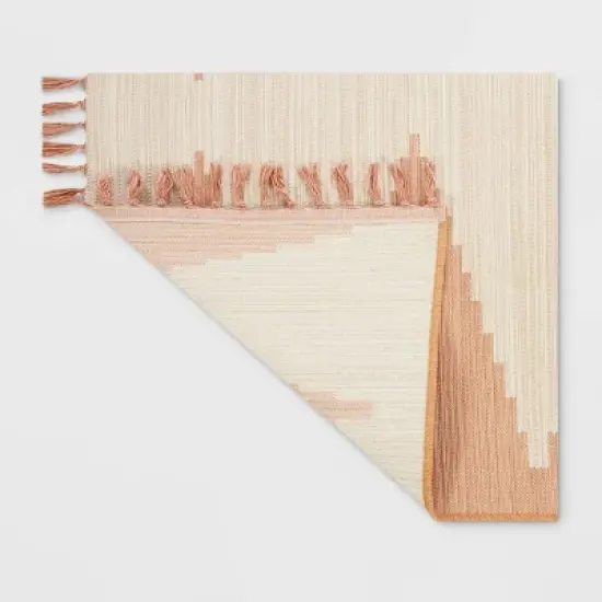 7'x10' Tapestry Rectangular Woven Outdoor Area Rug Rust - Opalhouse&trade; image {2}