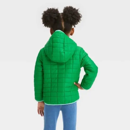 Toddler Puffer Jacket - Cat & Jack&trade; Green image {1}