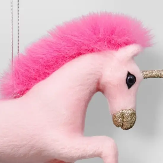Christmas Pink Unicorn Ornament - Wondershop&trade; image {2}