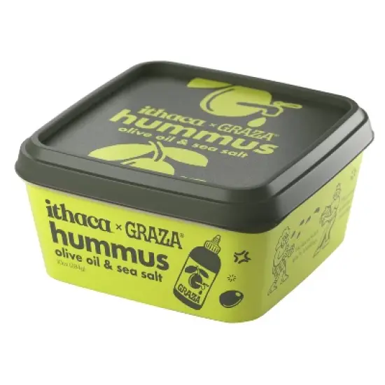 Ithaca Graza Olive Oil and Sea Salt Hummus - 10oz image {6}