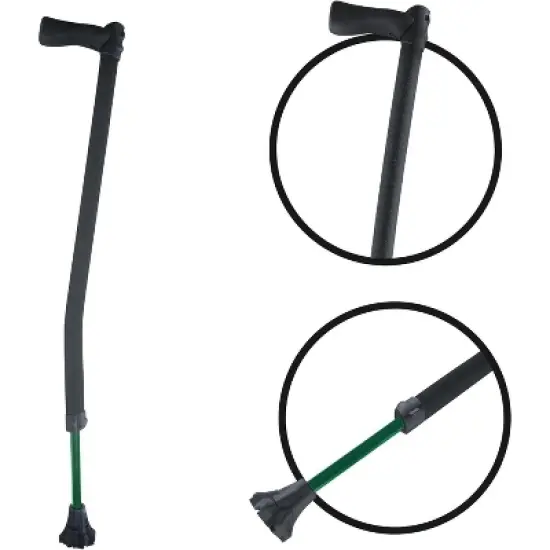 Luupatchy Heavy Duty Walking Cane - Travel/Hiking Ready, Adjustable, Stylish, Ultimate Comfort & Stability for Seniors, Men, Women image {7}