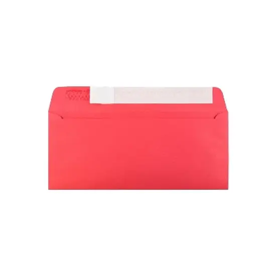 JAM Paper #10 Business Colored Envelopes w/Peel and Seal Closure 4.125x9.5 Red 11789 image {1}