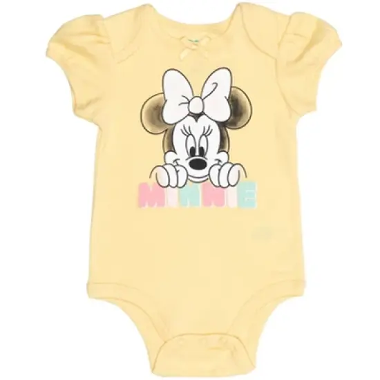Disney Donald Duck Mickey Mouse Minnie Mouse Baby Girls Bodysuits Newborn to Infant image {4}