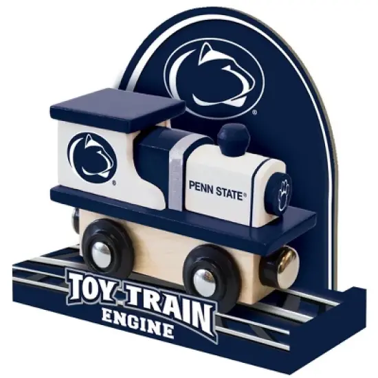 MasterPieces Officially Licensed NCAA Penn State Nittany Lions Wooden Toy Train Engine For Kids image {2}