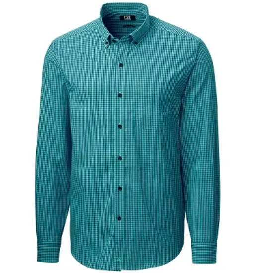 Cutter & Buck Mens Anchor Gingham Shirt image {4}