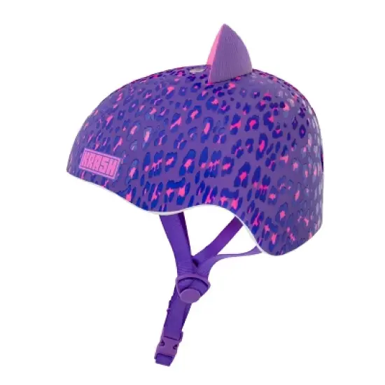 Krash! Youth Leopard Kitty Helmet - Purple image {1}