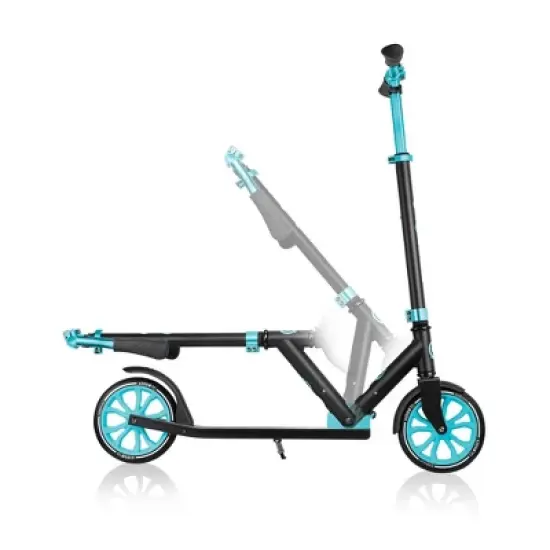 Globber 500 2 Wheel Scooter - Black/Teal image {3}