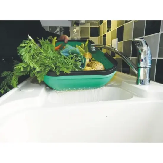 Tierra Garden Green Colander Trug image {5}