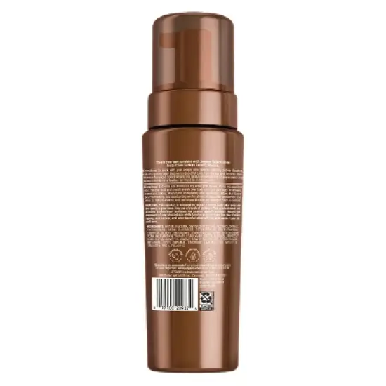 Jergens Natural Glow Instant Sun Sunless Tanning Mousse, Light Bronze Tan, Sunless Tanner Mousse - 6 fl oz image {4}