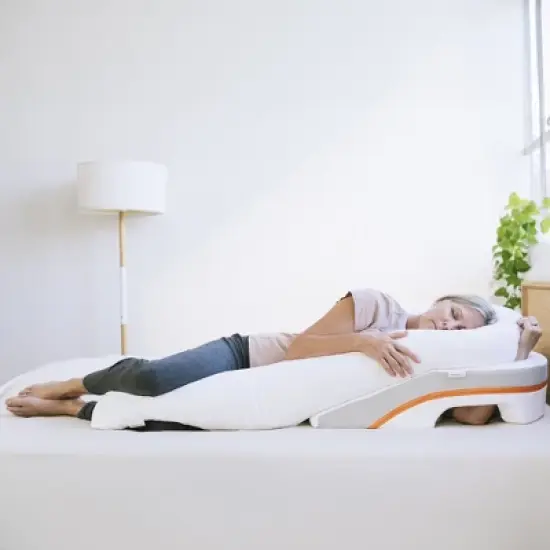 MedCline Reflux Relief System - Bed Wedge Pillow for Acid Reflux Relief, Full Body Pillow with Arm Hole image {5}