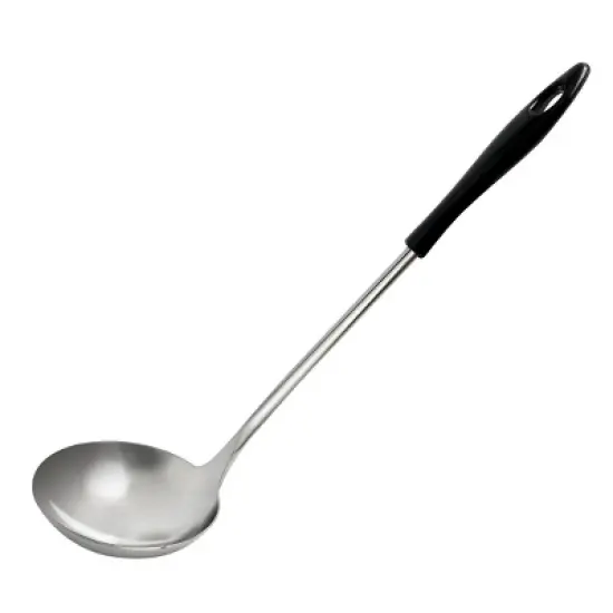 Unique Bargains Restaurant Kitchen Plastic Handle Tableware Soup Ladle Spoon 1 Pc image {3}