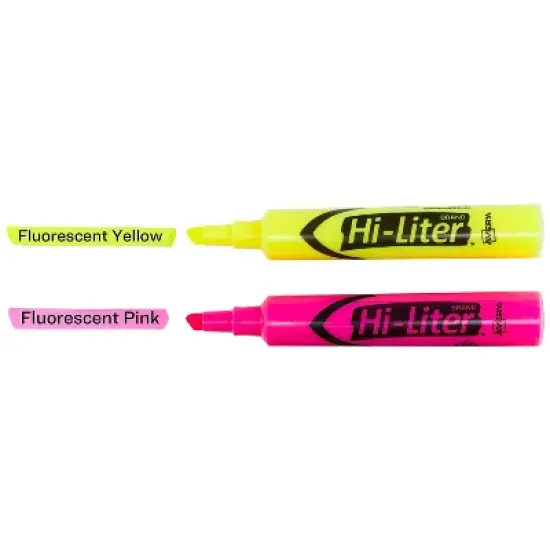 Avery HI-LITER Desk-Style Highlighter Chisel Assorted Colors 24/Pack 98189 image {8}