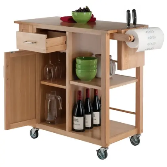 Douglas Kitchen Cart Natural - Winsome image {9}