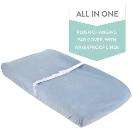 Ely's & Co. Baby Waterproof Changing Pad Cover - Cradle Sheet  100% Combed Jersey Cotton image {2}