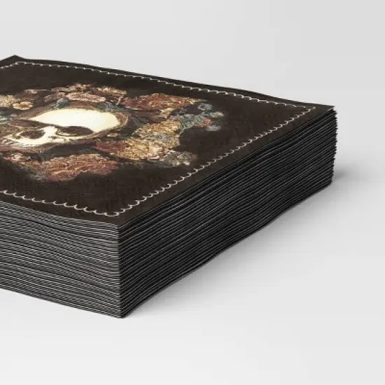 20pk Skull Beverage Napkins - Threshold&trade; image {2}