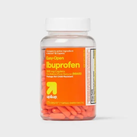 Ibuprofen (NSAID) 200mg Pain Relief Fever Reducer Caplets - up&up&trade; image {5}
