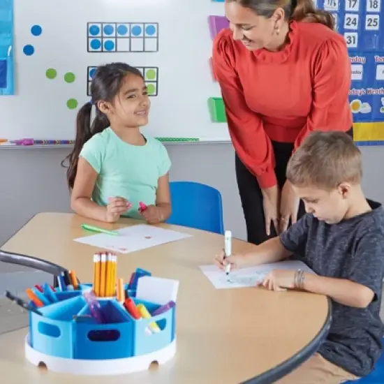 Learning Resources Create-A-Space Storage Center - Blue image {3}