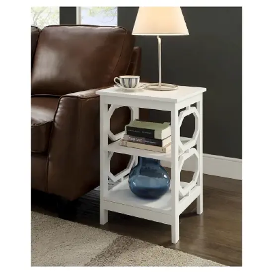 Omega End Table with Shelves - Breighton Home image {2}