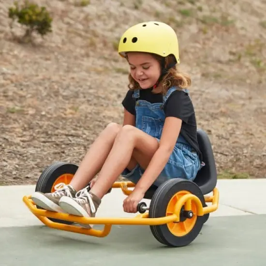 ECR4Kids My First Hand Cart, Playground Vehicles, Yellow/Black image {3}