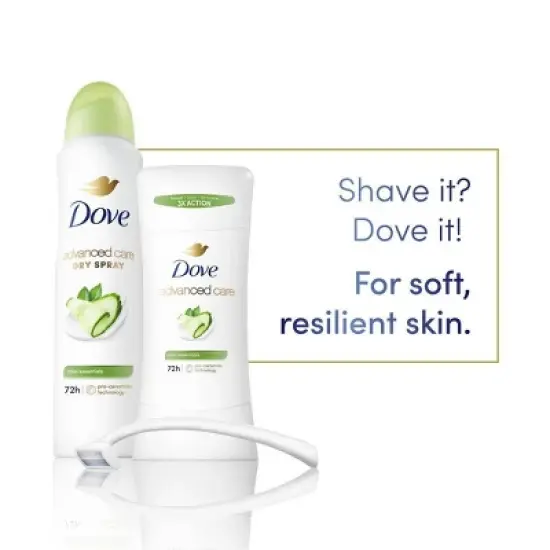 Dove Beauty Advanced Care Cool Essentials 72-Hour Solid Antiperspirant & Deodorant Stick - 2.6oz image {3}