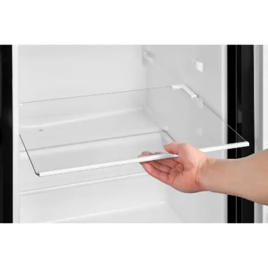 Midea 4.4 cu ft Compact Refrigerator: Energy Star Certified, Freestanding, Space-Saving, Adjustable Shelves, Dorm Fridge image {4}