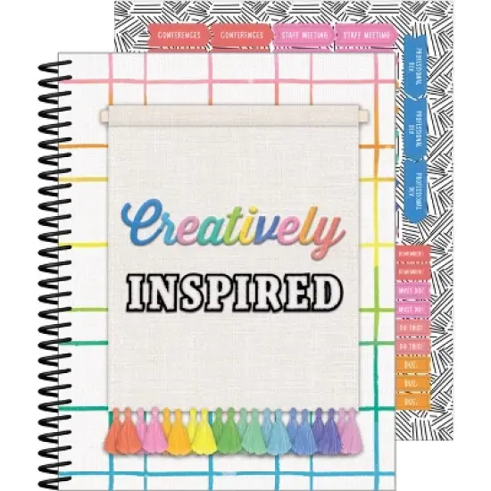 Carson Dellosa Education Creatively Inspired Teacher Planner (128 pages, 116 stickers) image {5}
