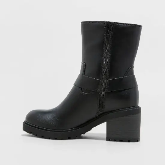 Women's Greyson Combat Boots - Universal Thread&trade; Black image {1}