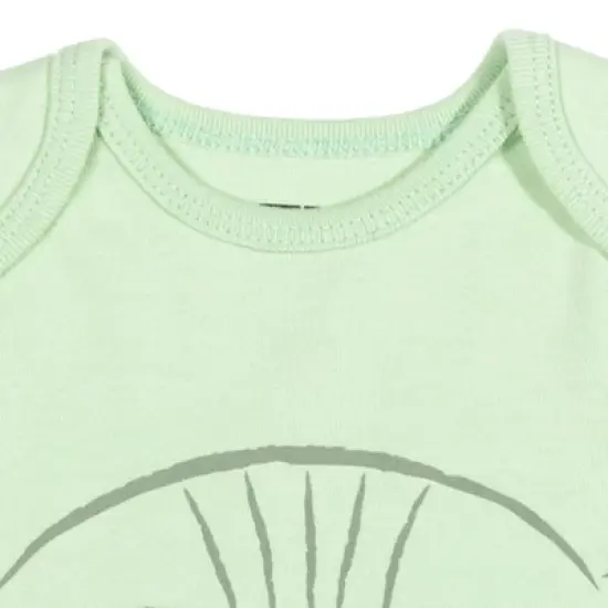 Star Wars The Mandalorian Baby Yoda Knotted Sleeper Gown Hat Green  image {3}