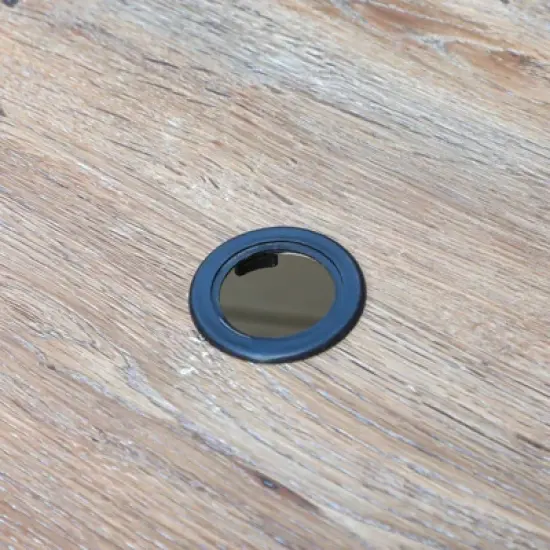 7pc Patio Set with Steel Table with 1.57" Umbrella Hole & Padded Sling C-Spring Arm Chairs - Captiva Designs image {2}