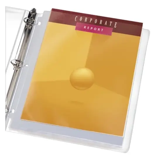 Avery&reg; Clear Heavyweight Multi-Page Capacity Sheet Protectors, Holds 8-1/2" x 11" Sheets, Top Load, 25 Per Pack, 3 Packs image {5}