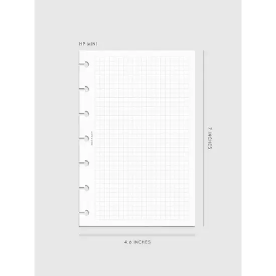 Graph Note Planner Inserts | Cloth & Paper image {10}