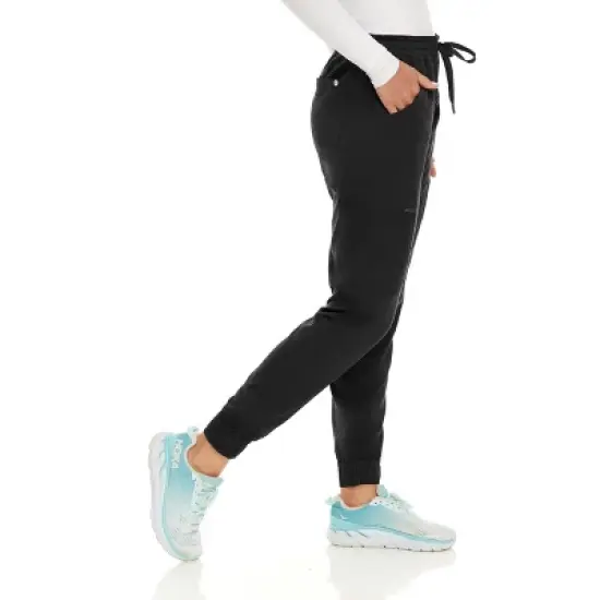 Medichic Women's Seven Pocket Cargo Scrub Pants Joggers with 4-Way Stretch image {3}
