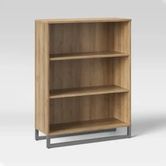 Mixed Material 3 Shelf Bookcase - Room Essentials&trade; image {2}