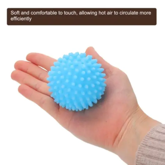 Unique Bargains Reduce Wrinkles Static Fabric Softener Laundry Dryer Balls image {2}