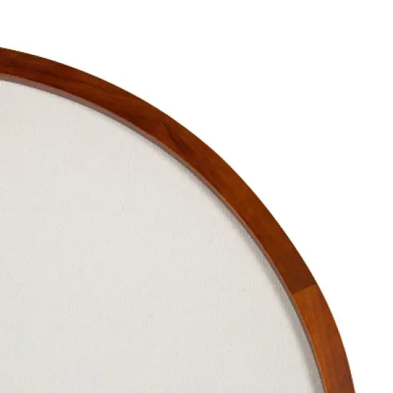 24" x 36" Hutton Framed Capsule Pinboard Walnut Brown - Kate & Laurel All Things Decor image {2}