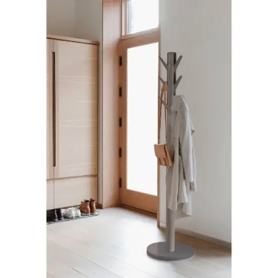 Flapper Coat Rack Gray - Umbra image {10}
