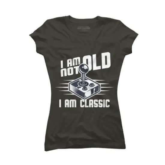Junior's Design By Humans I Am not Old I am Classic By nerdycorner T-Shirt image {4}
