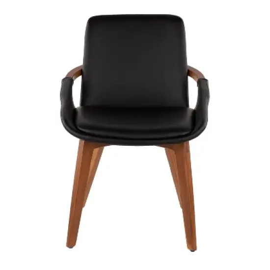 Cosmo Mid-Century Modern Chair Black/Walnut - LumiSource image {5}