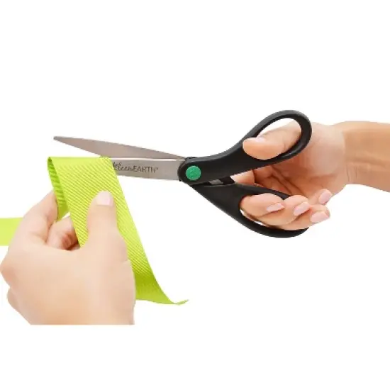 Westcott KleenEarth Recycled Scissors 8" Long Black 2/Pack 15179 image {6}