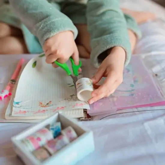 Unique Bargains PVC Waterproof Metal 6 Ring Round Binder Cover for Meeting Folder A7 4 Pcs image {2}