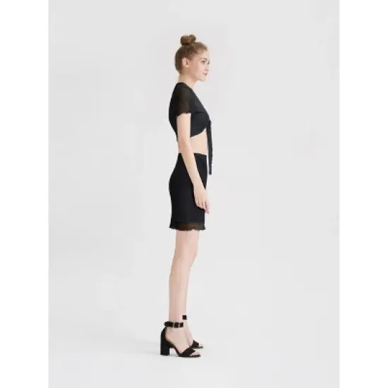 Women's Coastal Cowgirl Layered Mini Skirt image {1}